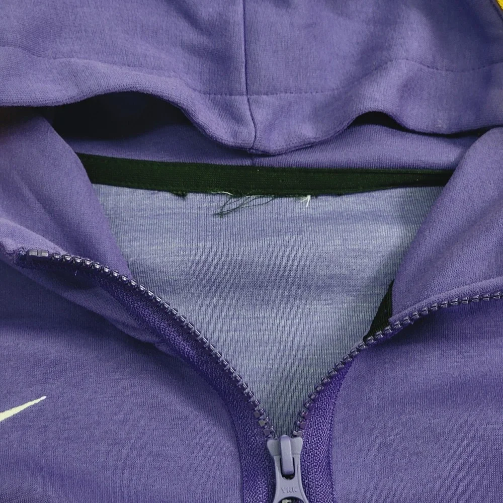 Los Angeles Lakers Showtime Womens Nike Dri-FIT NBA Full-Zip Hoodie Sz M Defect‎